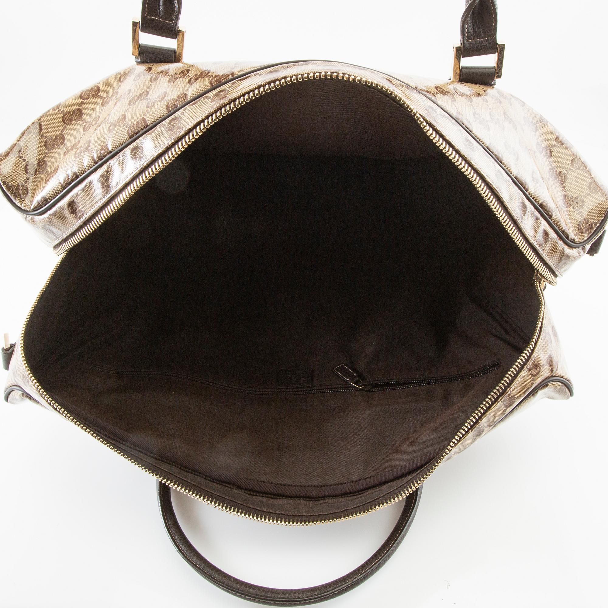 Gucci bag "GG Crystal duffle weekend".