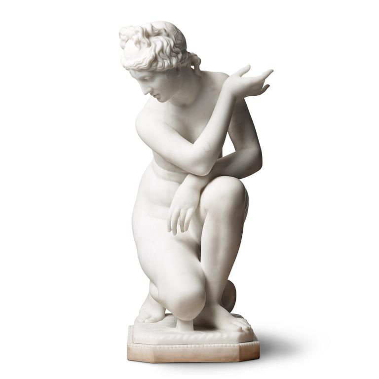 Giambologna Efter, "Knäböjande Venus".