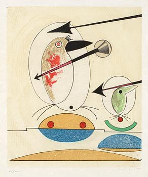 Max Ernst, Utan titel, ur: "Oiseaux en peril".