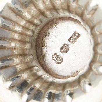 A pair of Swedish Gustavian silver sugar-bowls, mark of Wilhelm Smedberg, Karlstad (1777-1810).