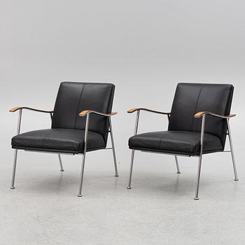 Gunilla Allard, a pair of "Sahara" armchairs, Lammhults, Sweden.