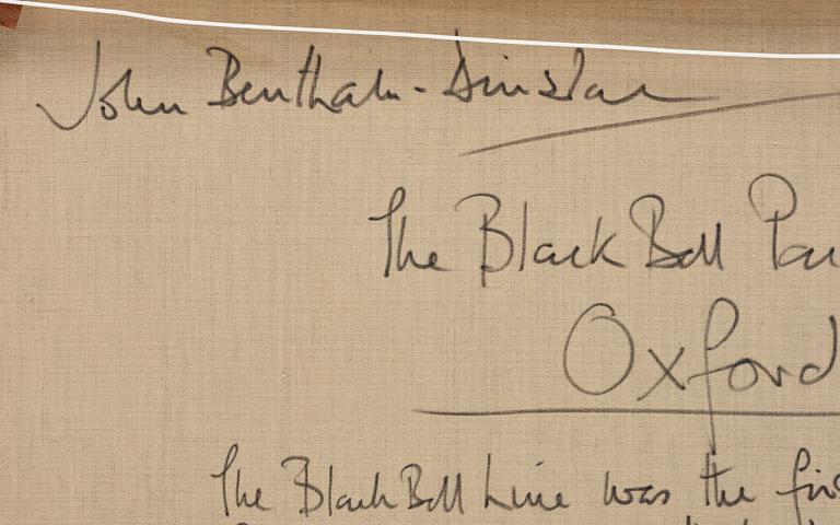 John Bentham Dinsdale, "Oxford" of the Black Ball Packet Line.
