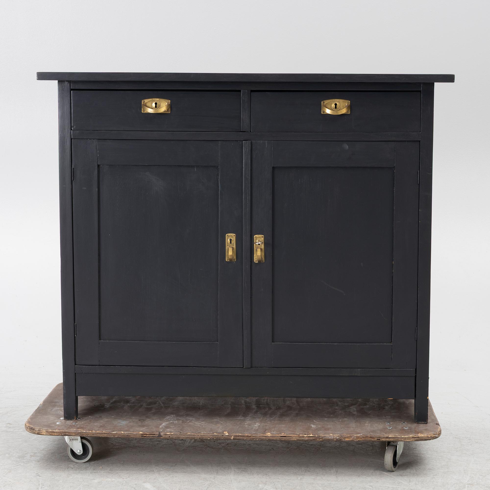 An Art Nouveau sideboard, circa 1900.