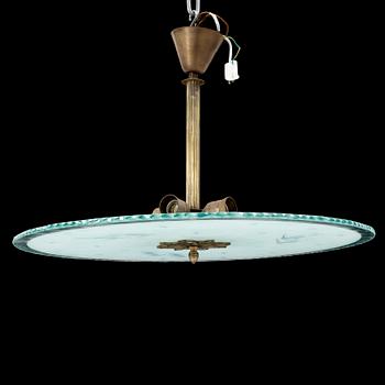 TAKPLAFOND, 1940-tal. Höjd ca 42 cm.