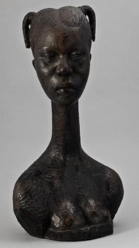 OKÄND KONSTNÄR, trä, sign o dat 1975.