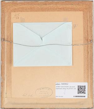 JENNY NYSTRÖM, akvarell, signerad Jenny Nyström.