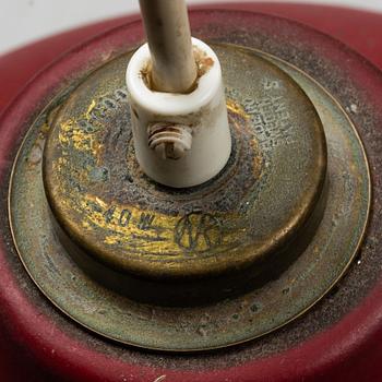 A 1940's-/50's ceiling lamp.