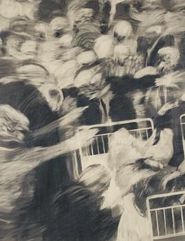 Roj Friberg, pencil drawing, signed and dated -65.