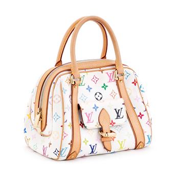 734. Louis Vuitton, LOUIS VUITTON, handväska "Priscilla Multico Blanc M40096".