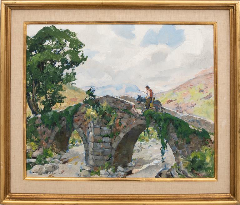 Olle Hjortzberg, oil on canvas, signed.
