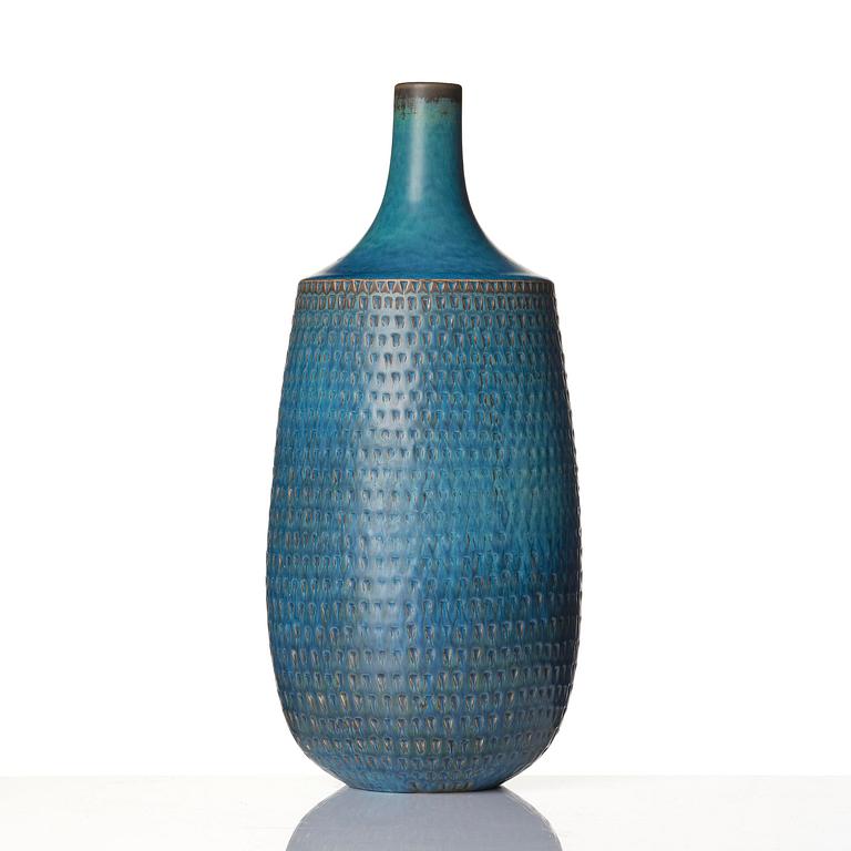 Stig Lindberg, a stoneware vase, Gustavsberg Studio, 1960.