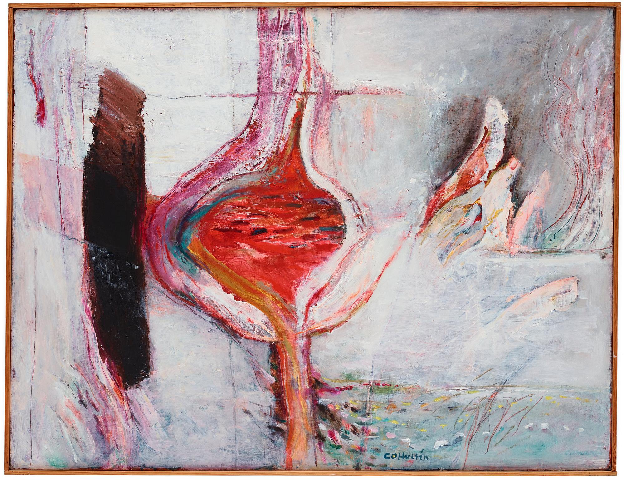 CO HULTÉN, oil on canvas, signed and dated 1962 on verso.