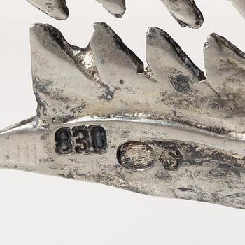 Fartyg, s.k. Nef, silver, sannolikt Tyskland omkring år 1900.