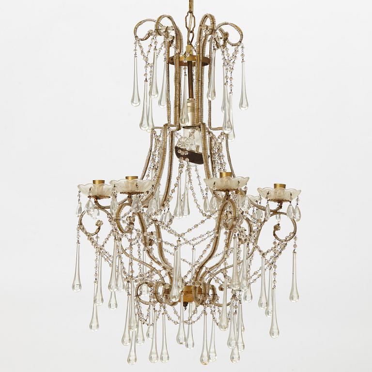 A chandelier, second half of the 20th century.