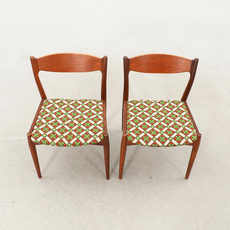 Chairs, a pair, mid-20th century, Denmark.