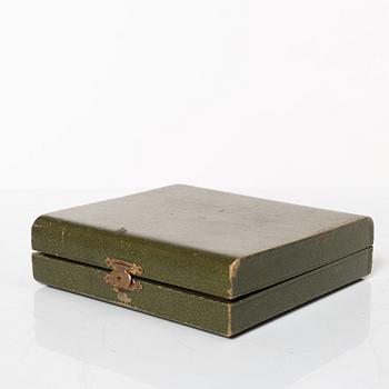 Ostrich forks, 12 pcs, silver 800, 20th Century.