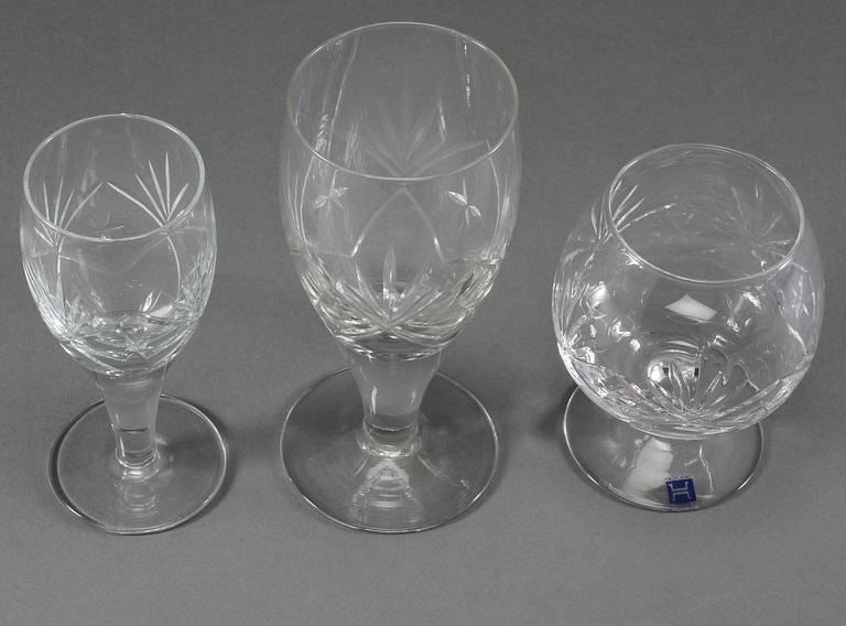 GLASSERVISDELAR, 25 st, Hadeland, Norge, 1900-talets fjärde kvartal.