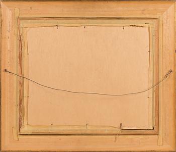 Berndt Lagerstam, oil on board, signed.