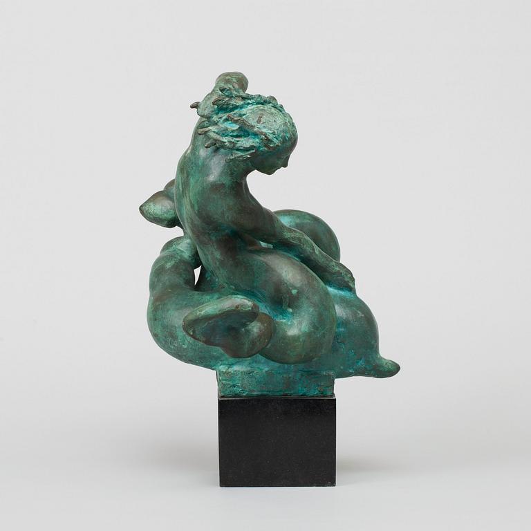 Carl Milles, "Solglitter", "Najad på delfin" ( = Naiad and dolphin).