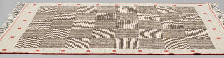 Märta Måås-Fjetterström, Matto, "Korgmattan", flat weave, ca 227-229,5 x 152,5-157 cm, signed AB MMF.