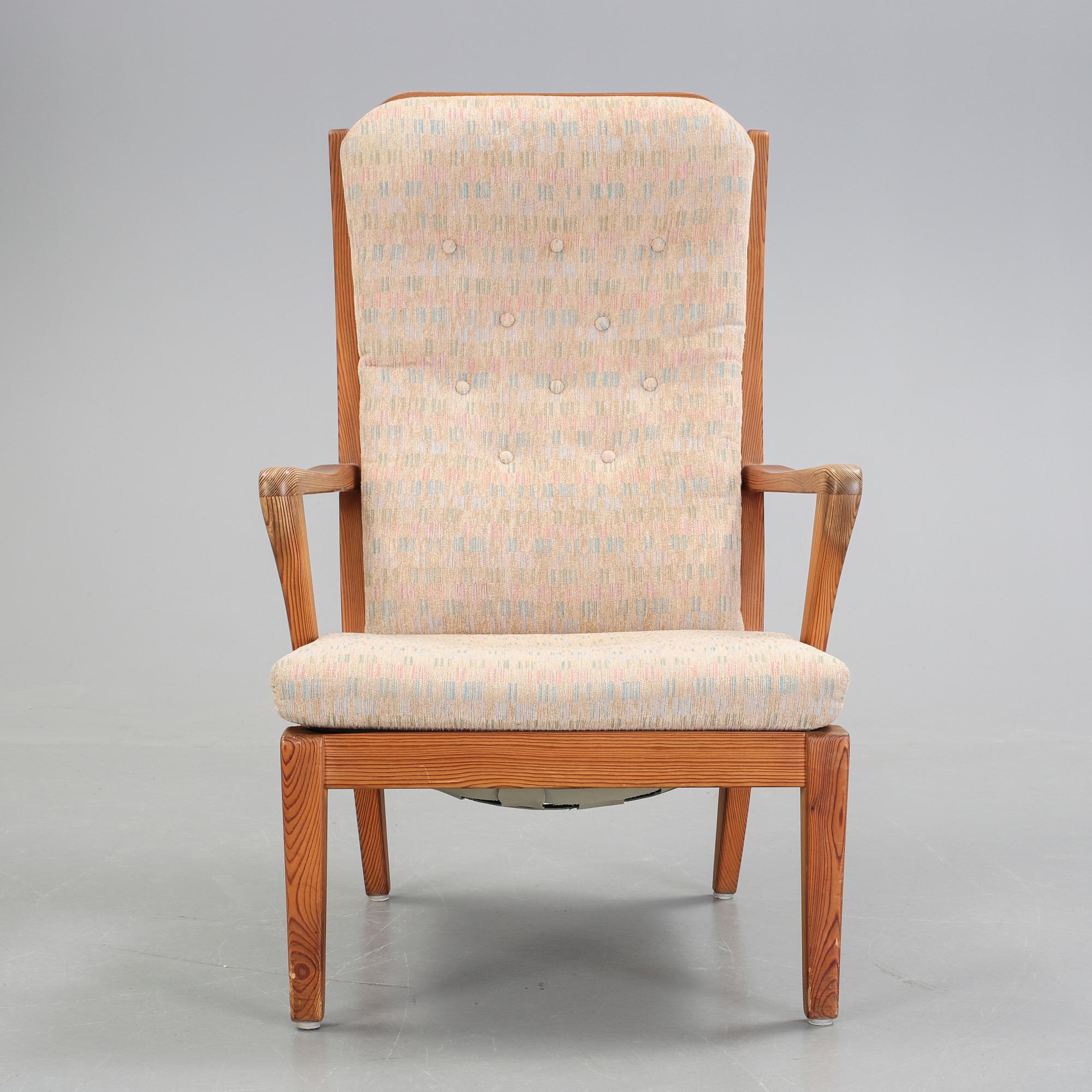 KARMSTOL, "Stora Fjäderbrickan", Carl Malmsten, 1900-talets andra hälft.