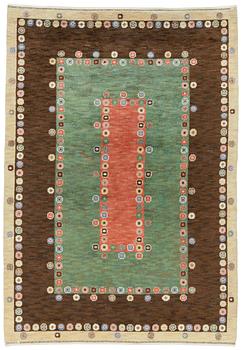 111. A CARPET, "Tusenskönan" ("Bellis"), knotted pile, 340,5 x 231,5 cm, signed AB MMF.