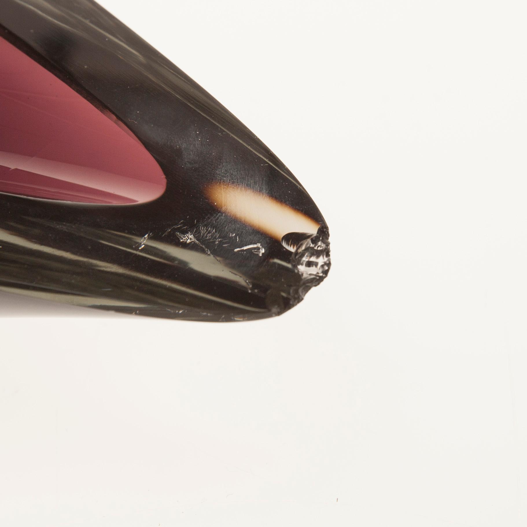 SKÅL, glas, "Videblad" signerad Kaj Franck Nuutajärvi Notsjö -57.