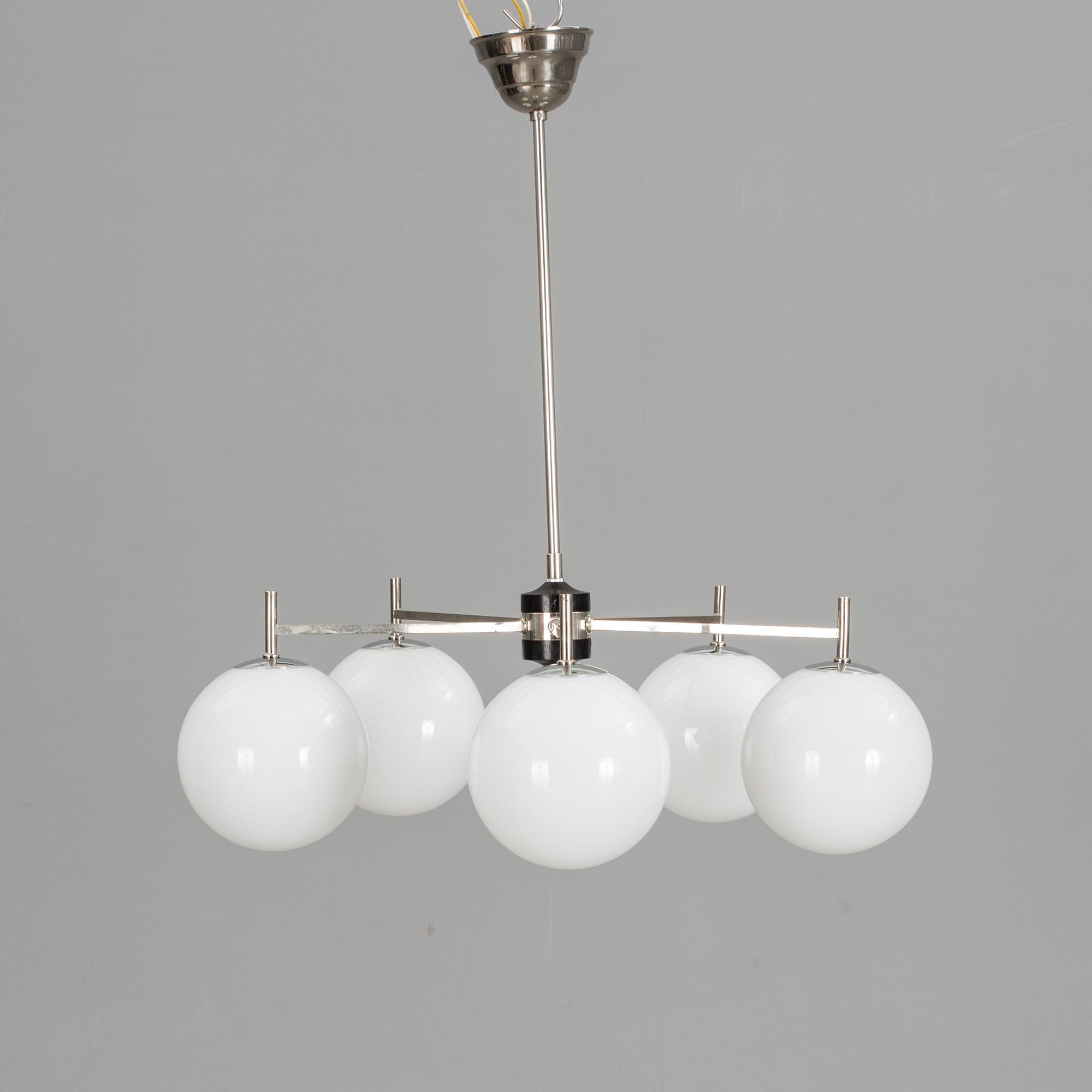 TAKLAMPA, 1900-talets andra hälft.