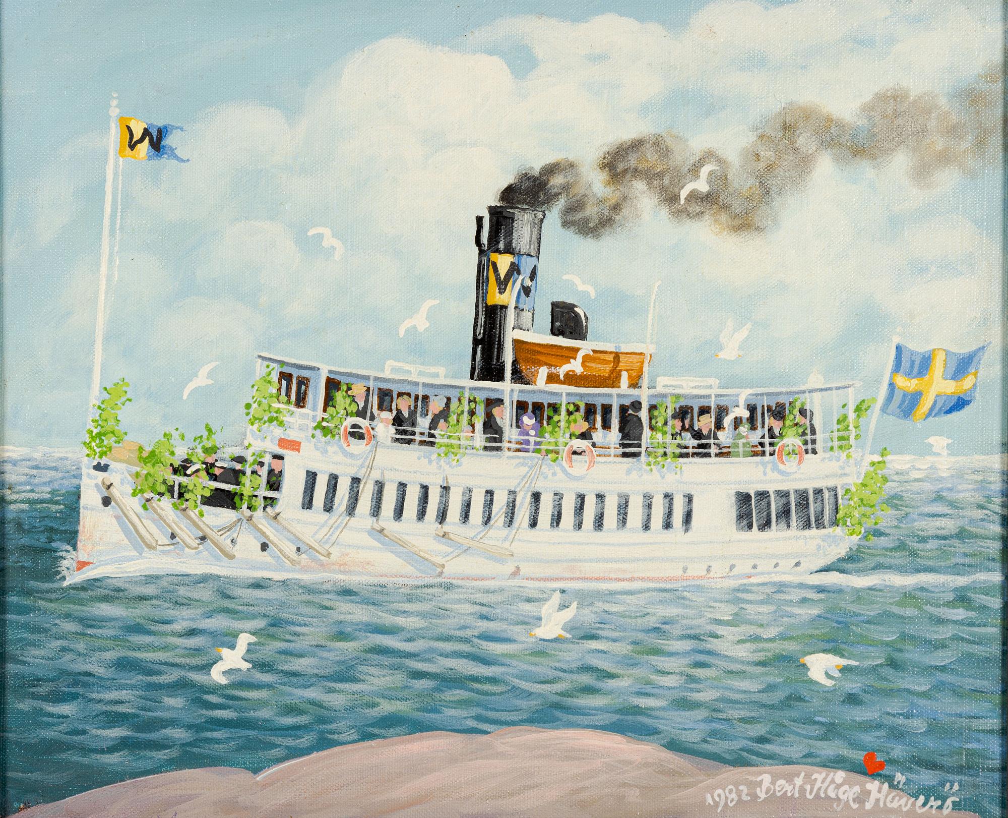 Bert Håge Häverö, "Ångbåt och sunnanvind".´.