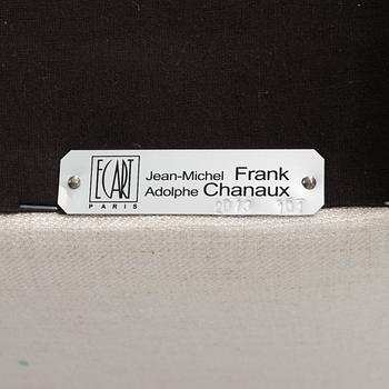 Jean-Michel Frank, fåtölj med fotpall, Adolphe Chanaux, Frankrike, 2013.