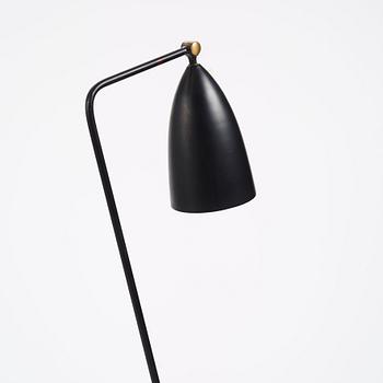 Greta Magnusson Grossman, a black lacquered 'G-33' / Grasshopper floor light, Bergboms, Malmö, Sweden 1950s.