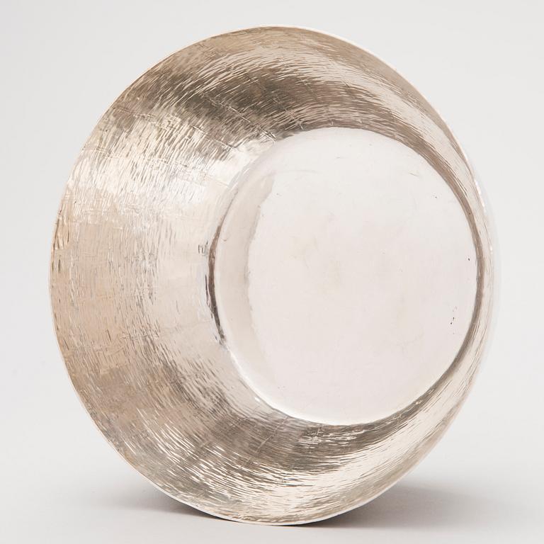 TAPIO WIRKKALA,  skål,  silver (925), stämplad TW, Hopeakeskus, Tavastehus 1970.