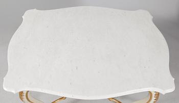 SALONGSMÖBEL, 9 del, rokokostil, 1900-tal.