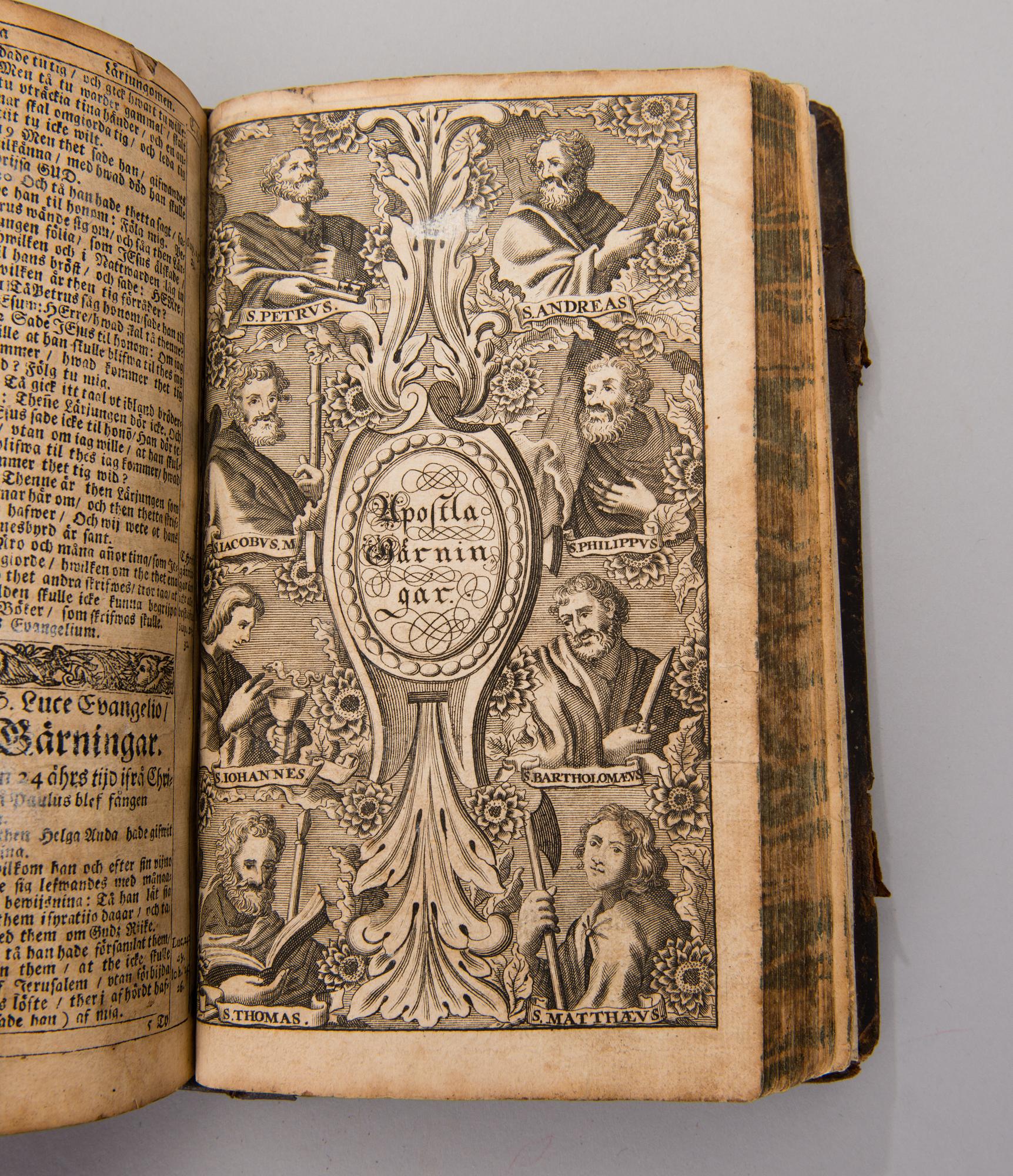 A Swedish bible from 1688, printed in Amsterdam.