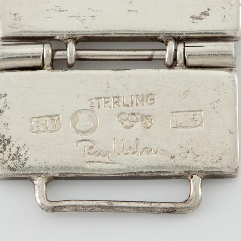 Rey Urban, bracelet, sterling silver, Stockholm 1962.