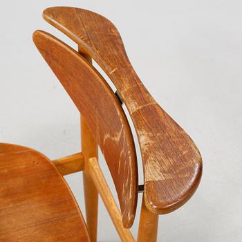 One chair designed by Finn Juhl in 1953, made by Bovirke.