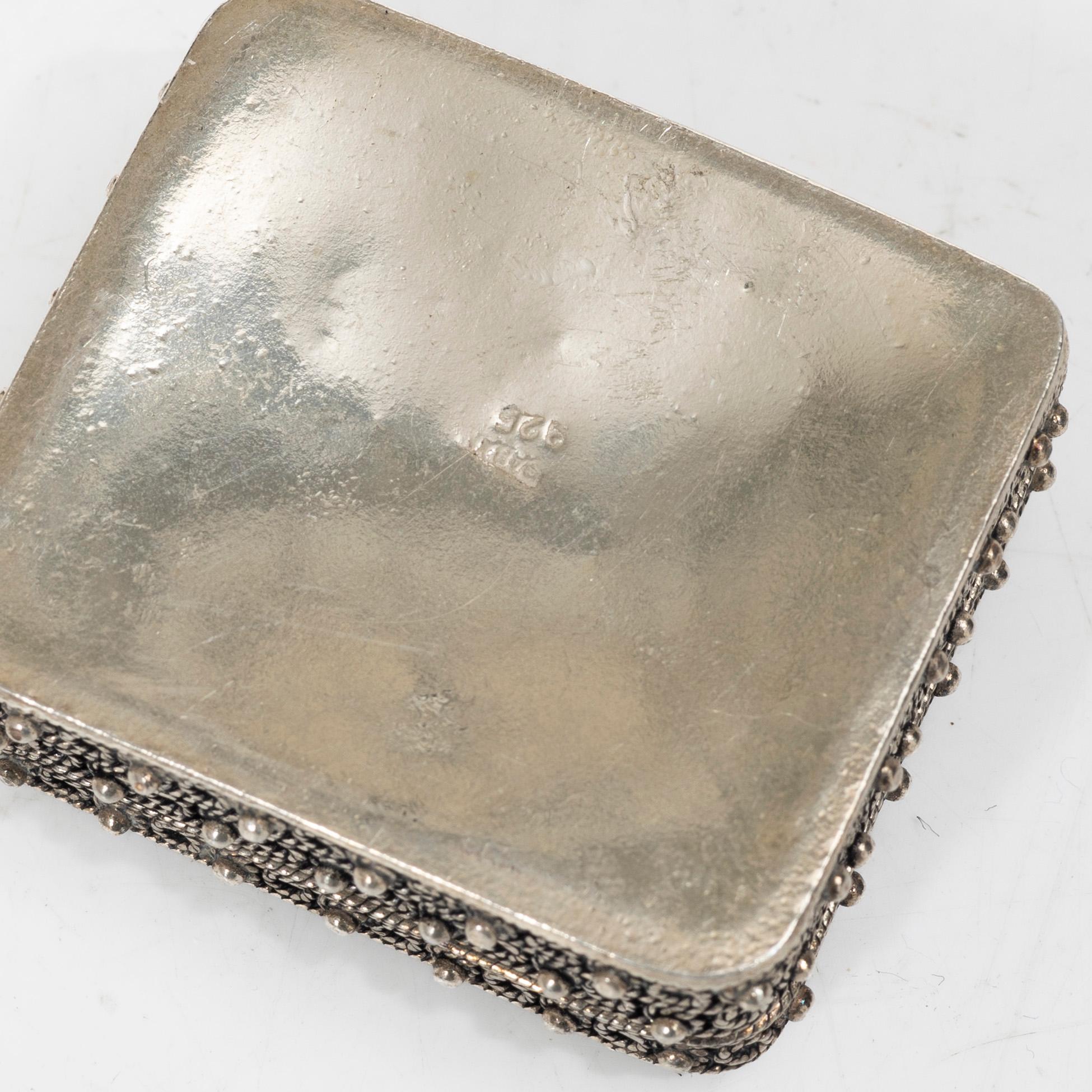 Boxes, 8 pcs, silver, 20th century, including Mexico.
