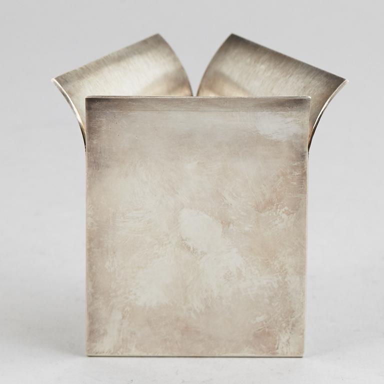 A Wolfgang Gessl silver vase, 20th Century.