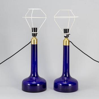 BIILMANN-PETERSEN, two '343' table lamps for Le Klint.
