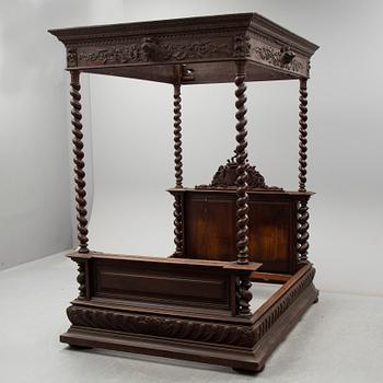 A first half of the 18th Century  Baroque bed.