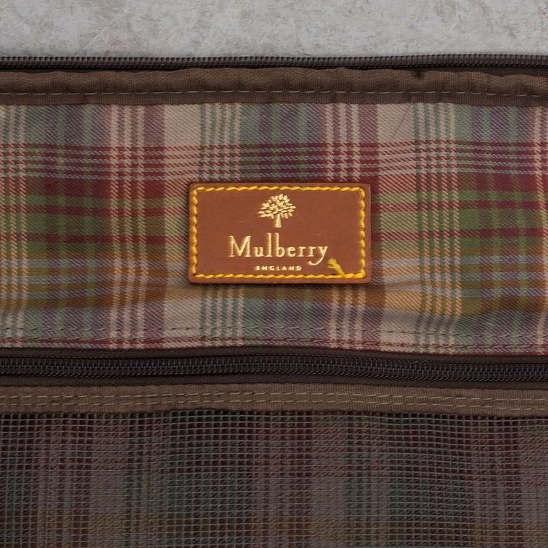 A Mulberry suitcase.