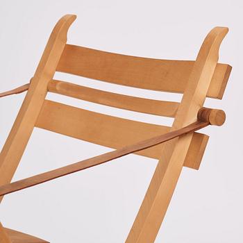 Hans J. Wegner, sex fällstolar, "Havestolen" modell "PP90", PP Møbler, Danmark 1970-tal.