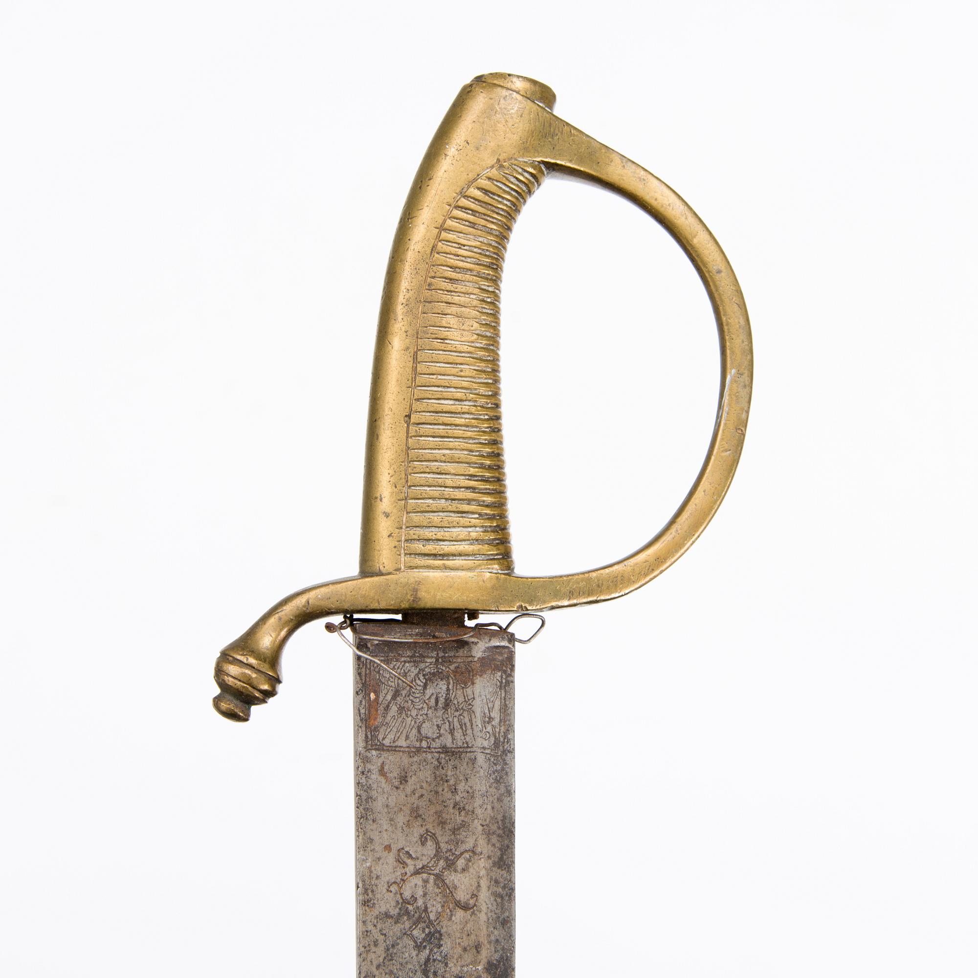 A Russian short sword, model 1817.