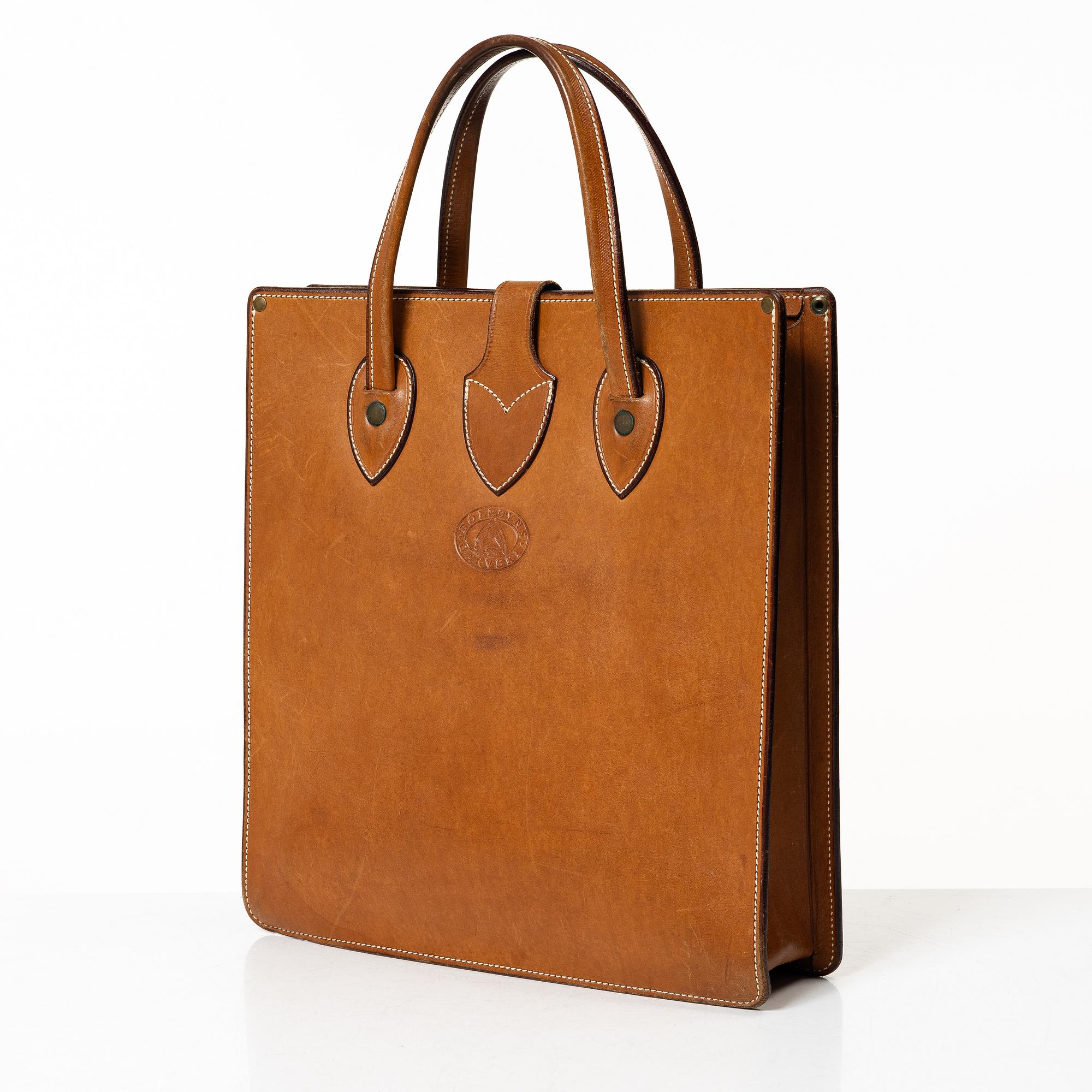 Tote bag, Bölebyns tannery, 2000s.