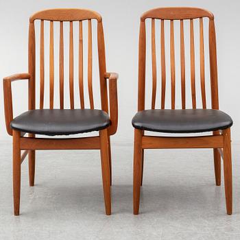 A set of six late 20th Century chairs, Benny Lindén Design.
