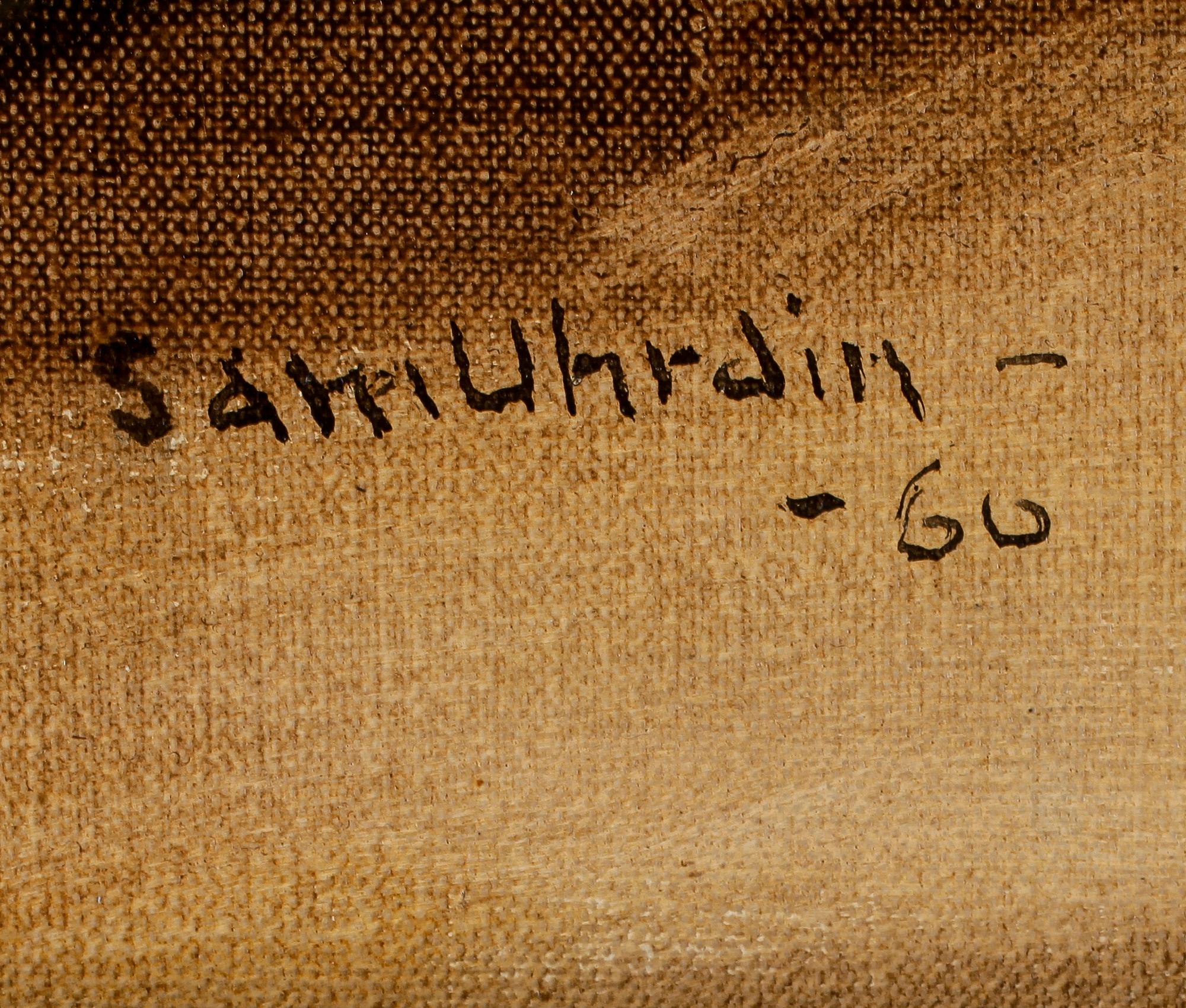 SAM UHRDIN, olja på duk, signerad  och daterad -60.