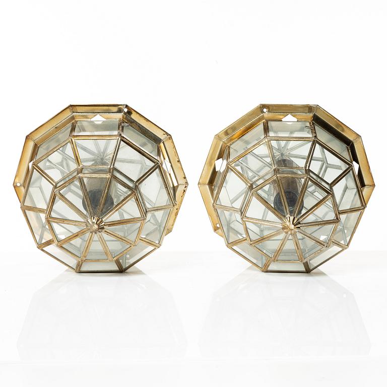 Hijos Esteves, taklampor, ett par, Taurus, Spanien, 1900-talets andra hälft.