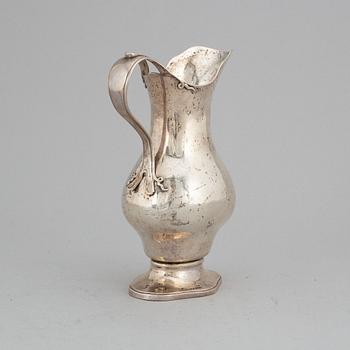 PEHR ZETHELIUS, a Swedish silver jug, Stockholm, 1775.