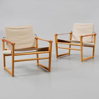 KARMSTOLAR, ett par, "Cikada", Bengt Ruda för IKEA, 1960/70-tal.