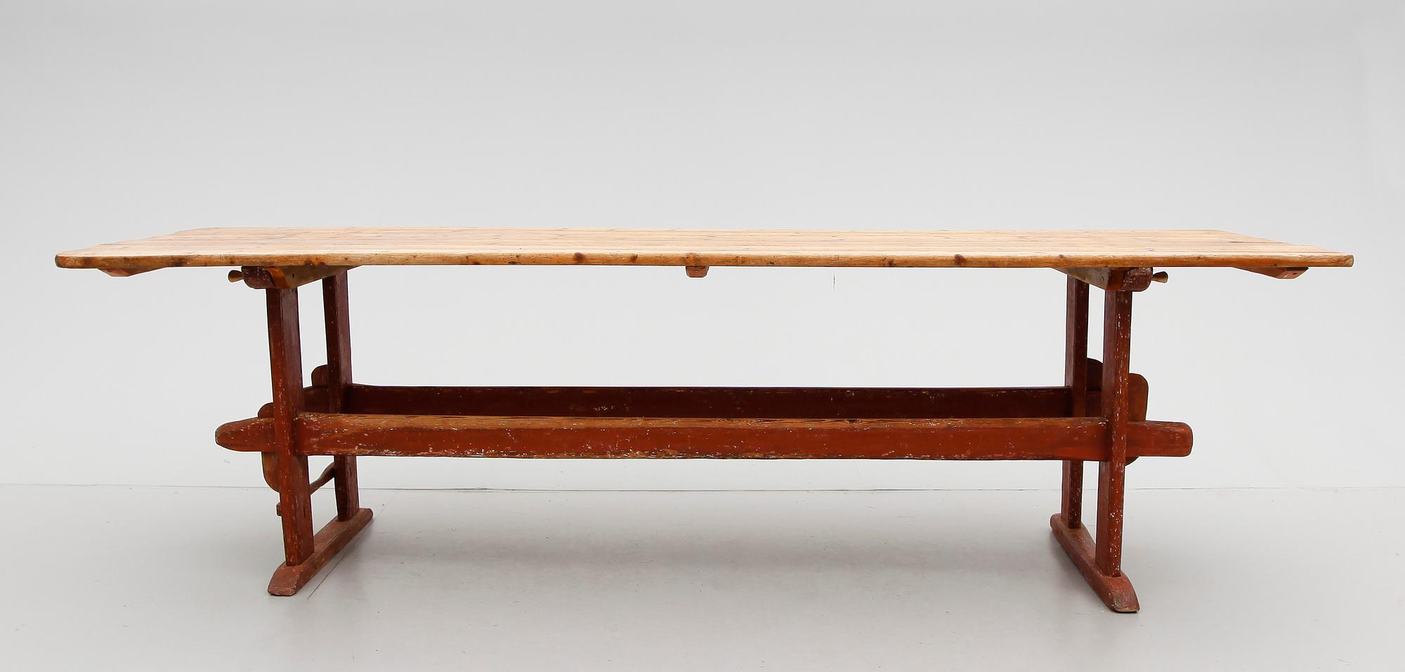 BOCKBORD/LÅNGBORD, allmoge, omkring år 1800.